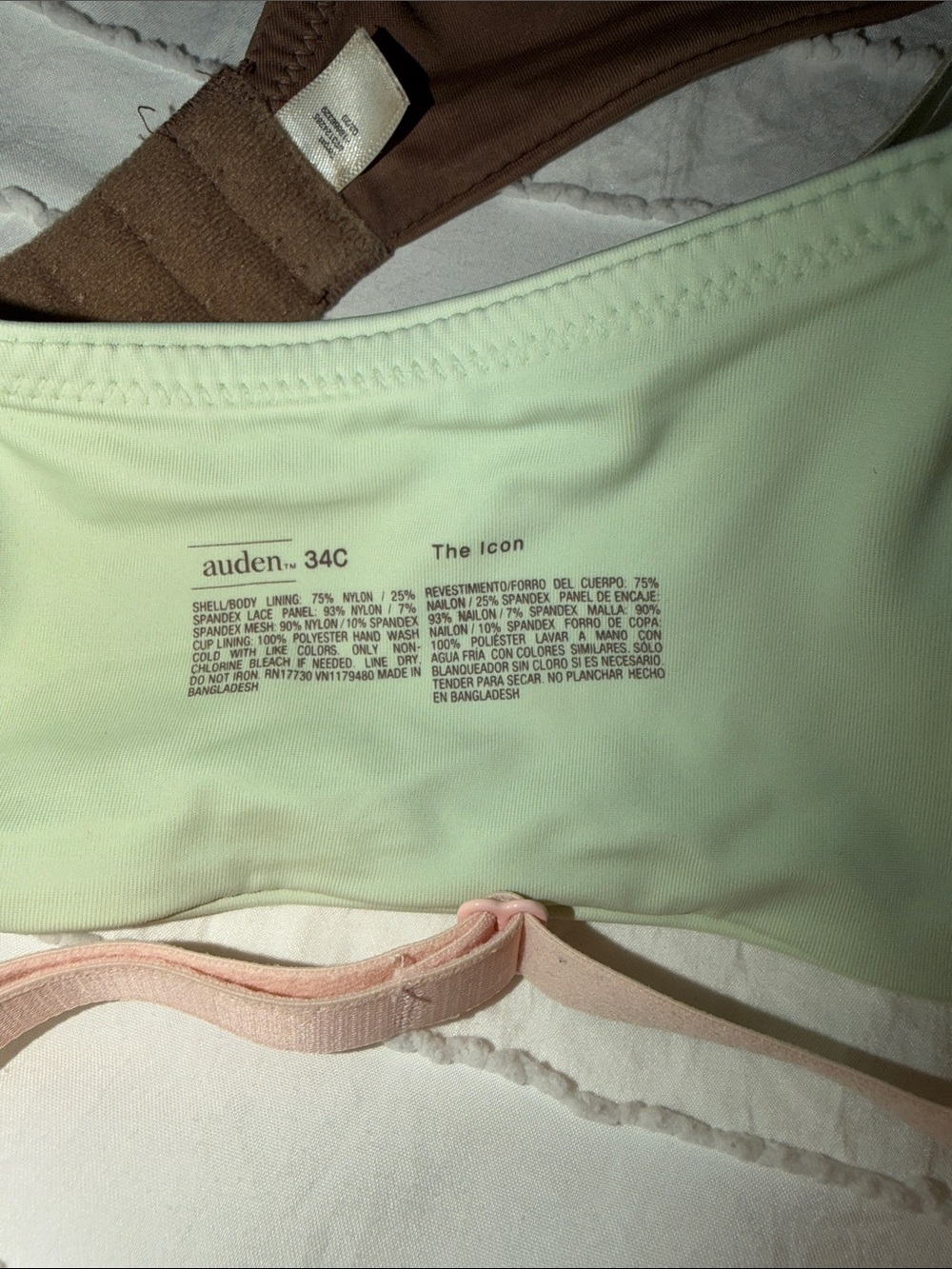 EUC Qty 3 Sz 34C Auden “The Icon” Bra - Picture 7 of 9